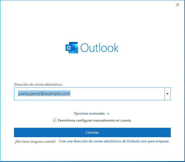 Configurar manualmente una cuenta de correo electrónico en Microsoft  Outlook (Microsoft 365) - IONOS Ayuda
