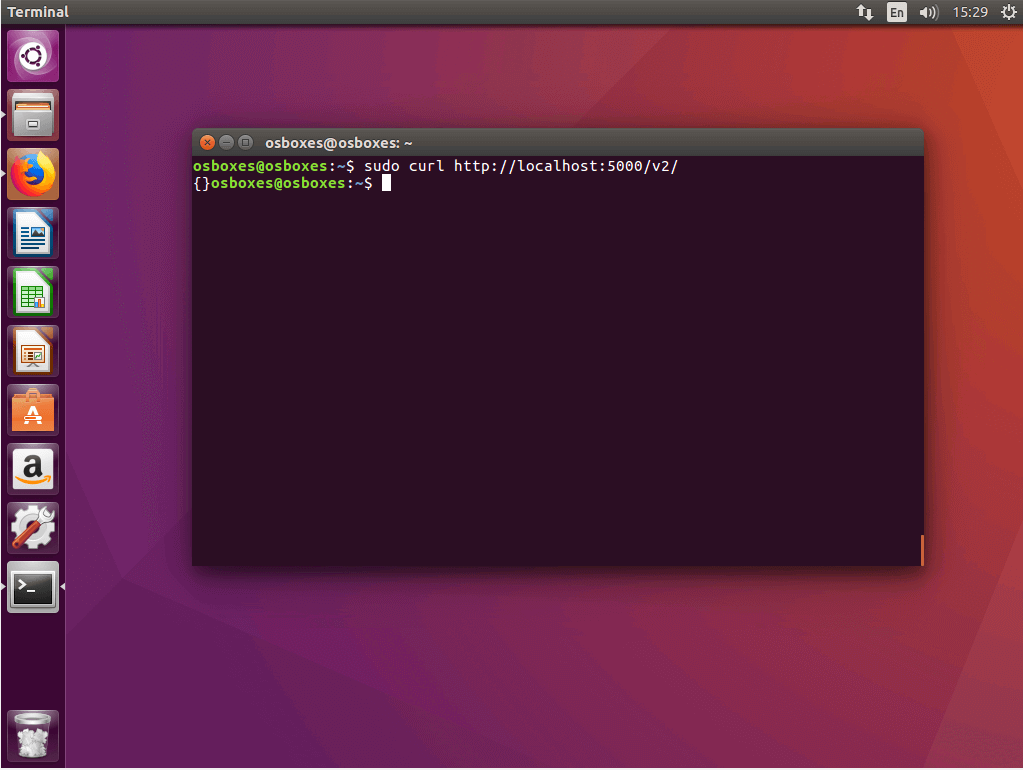 El comando “curl” en el terminal Ubuntu