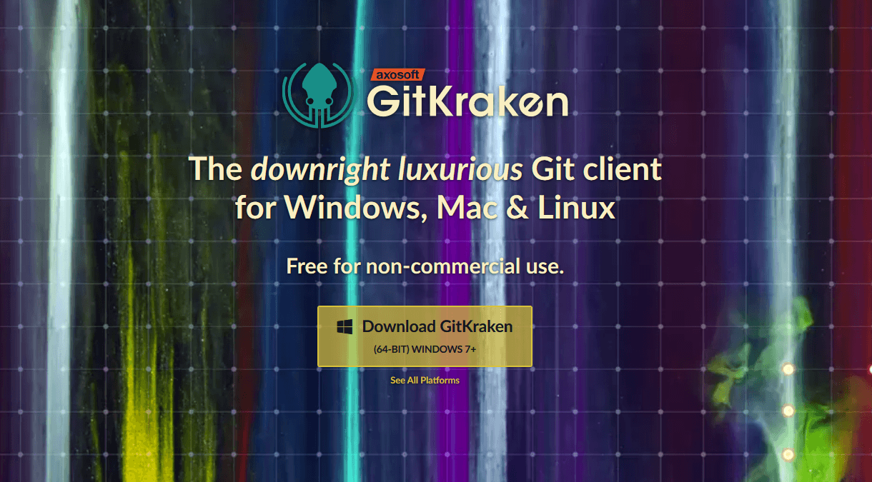 Página principal de GitKraken