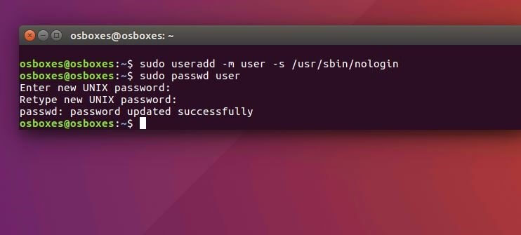 Terminal de Ubuntu: creación de cuentas de usuario