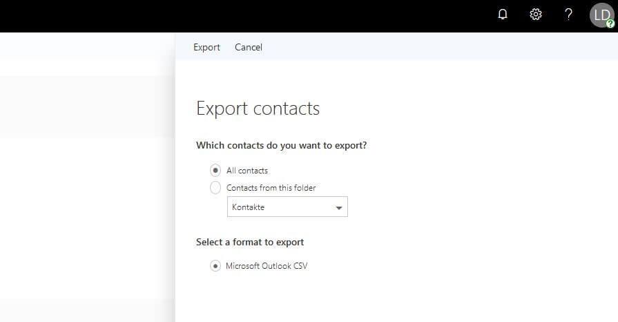 Exportar Los Contactos De Outlook Guia Practica Paso A Paso Ionos