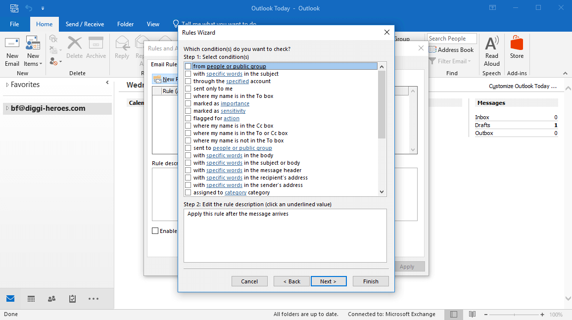 Reenvío automático en Outlook | Cómo se configura - IONOS