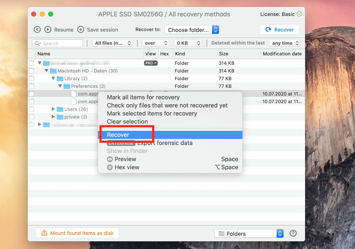 lotería Perceptivo Inminente Cómo puedes recuperar archivos que has borrado en Mac? - IONOS