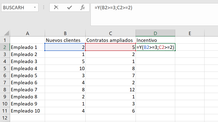 Excel Función Y Cómo Usar La Función Y En Excel Ionos