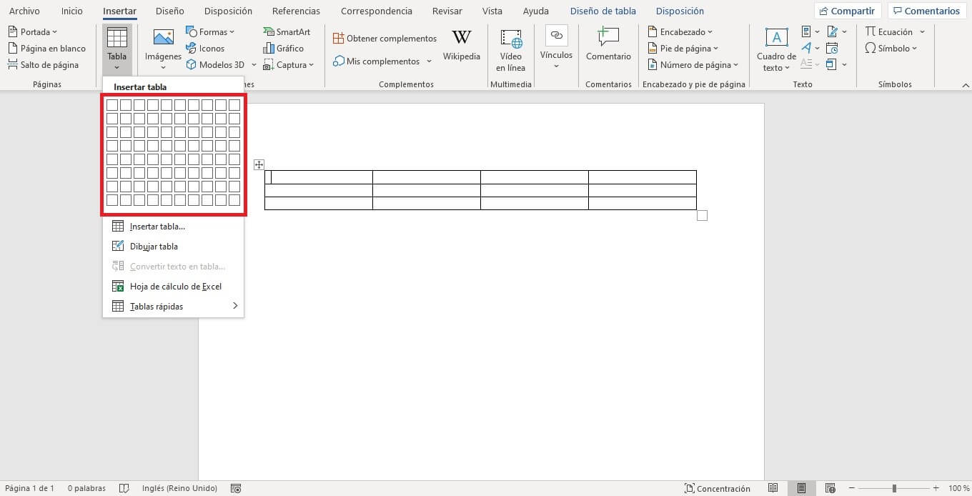 Insertar Columna En Word Cómo hacer tablas en Word - IONOS