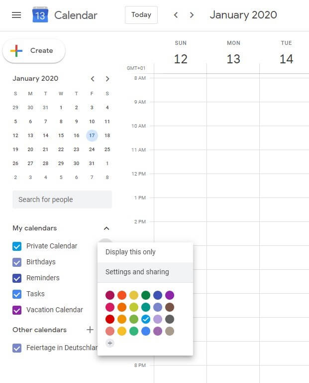 Compartir el calendario de Google una guía paso a paso IONOS