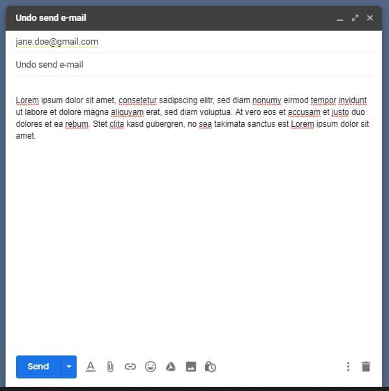 Enviar correo electrónico con Gmail