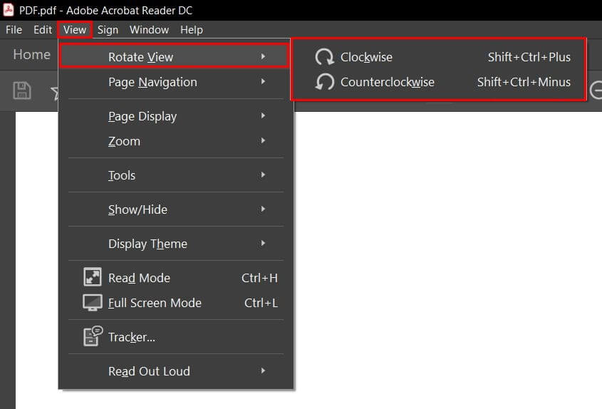 cooperar Aparador Alcanzar Girar PDF con Adobe y otras herramientas: instrucciones