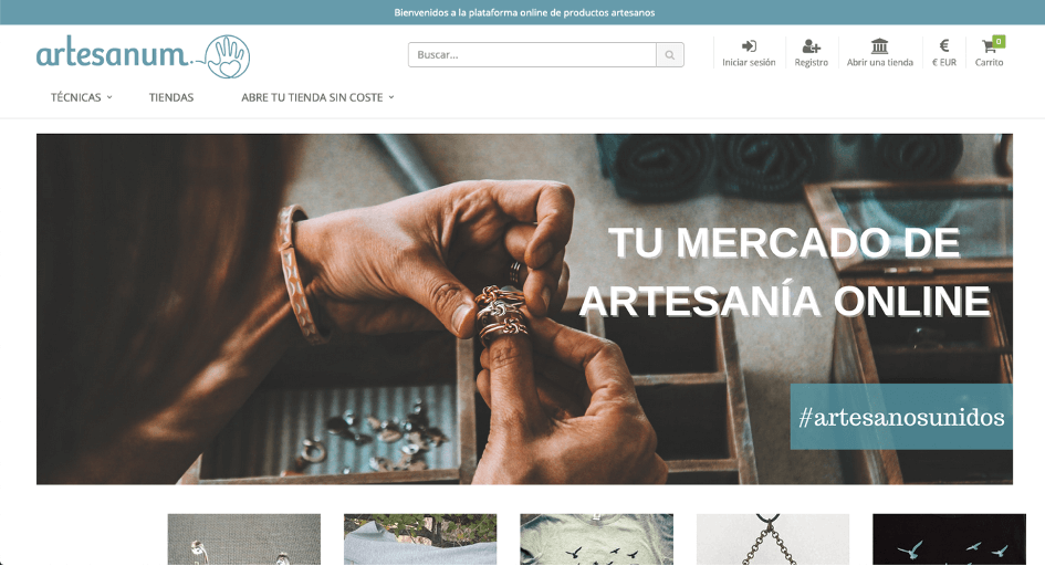 Página web de Artesanum