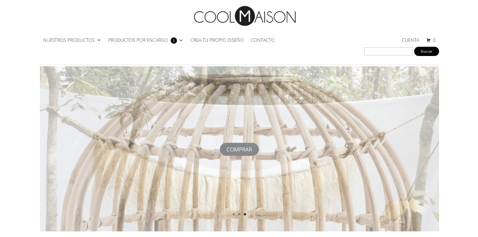 Página web de CoolMaison