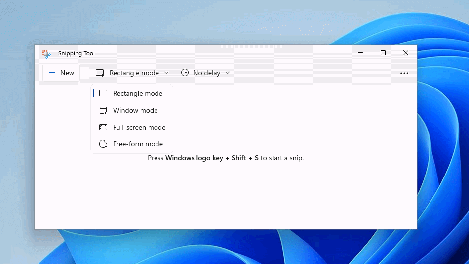 Recortes en Windows 11