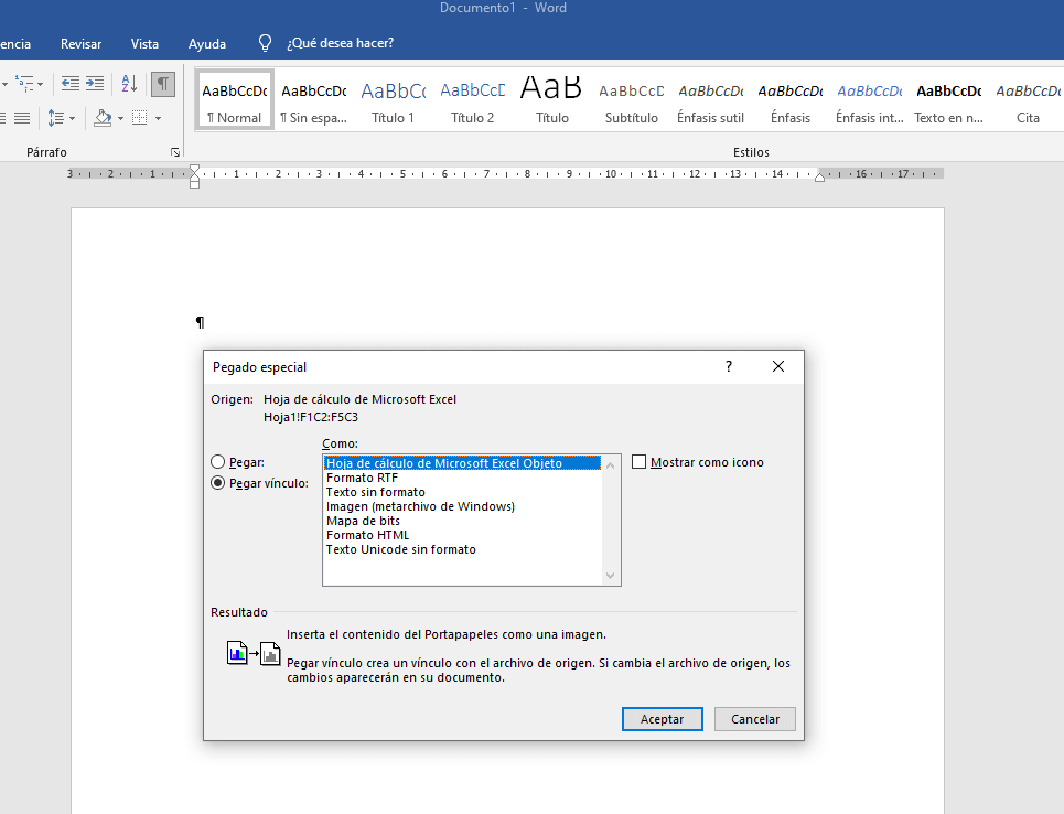 Insertar tablas de Excel en Word formas más sencillas IONOS