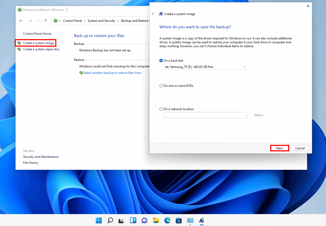 Windows 11: Crea una copia del sistema