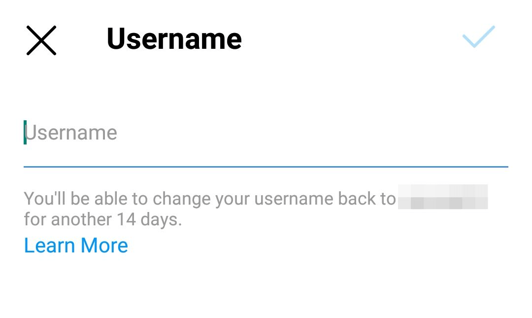 Instagram: cambiar el nombre de usuario