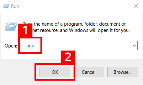 Iniciar el terminal del símbolo del sistema de Windows