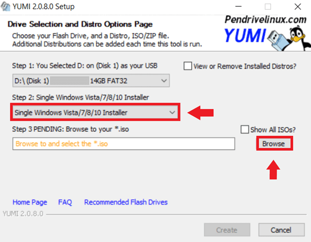 Se vuoi scaricare i file ISO di Windows su USB, scaricali nel dispositivo Media Creation Tool