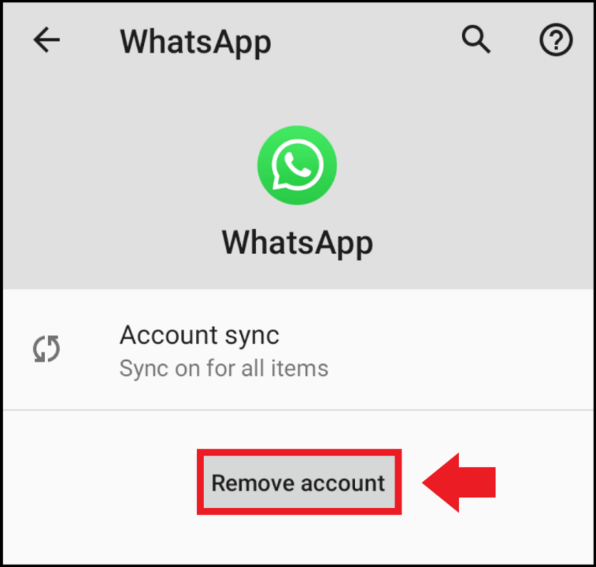 Opción de “Eliminar cuenta” en los ajustes de cuenta de Android