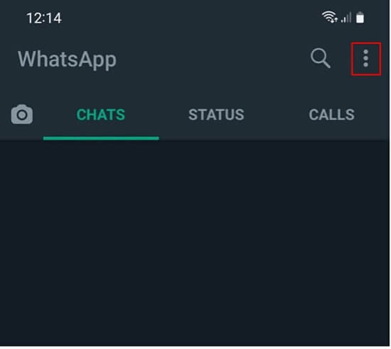 WhatsApp: Los tres puntos para entrar en el menú