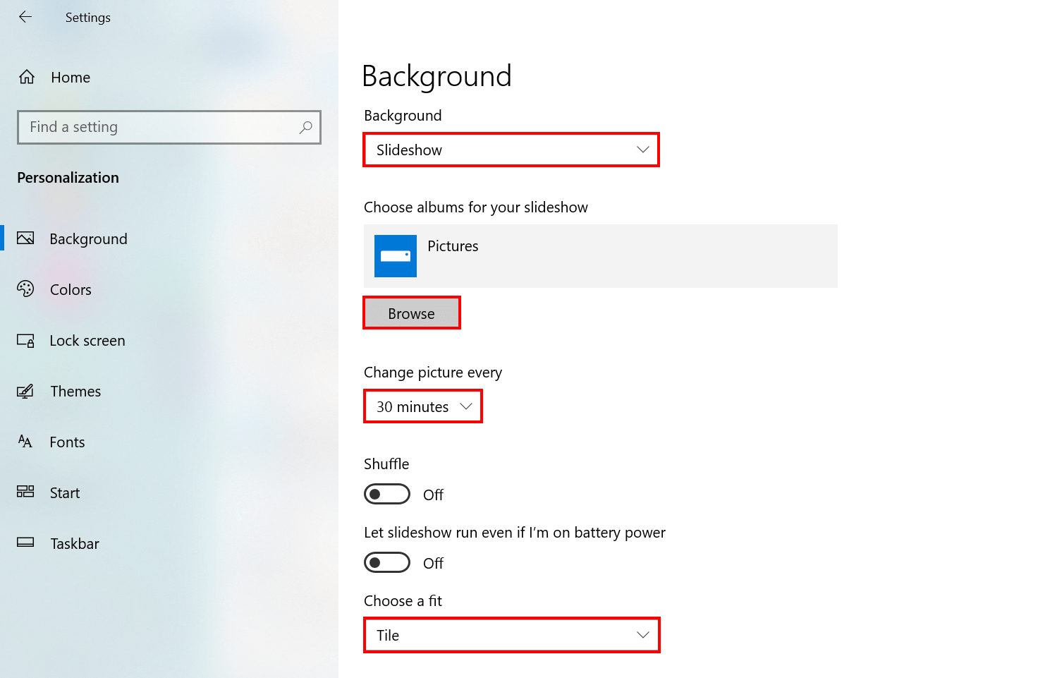 Windows 10: cambiar fondo de escritorio (presentación)