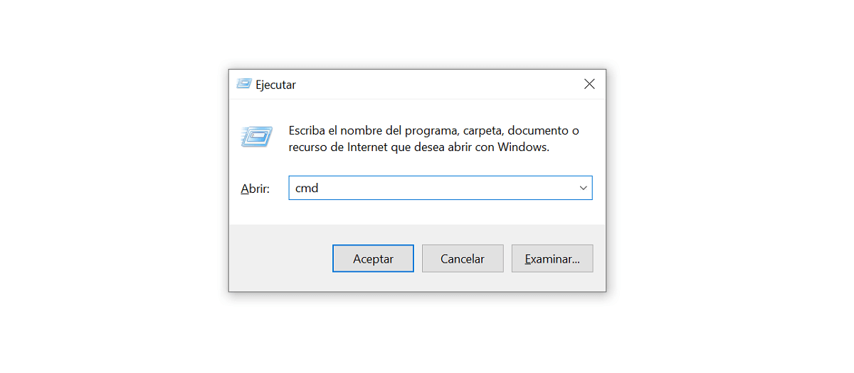 Windows 11: ejecutar el comando “cmd”