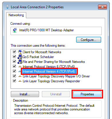 Windows 11: seleccionar el protocolo de Internet