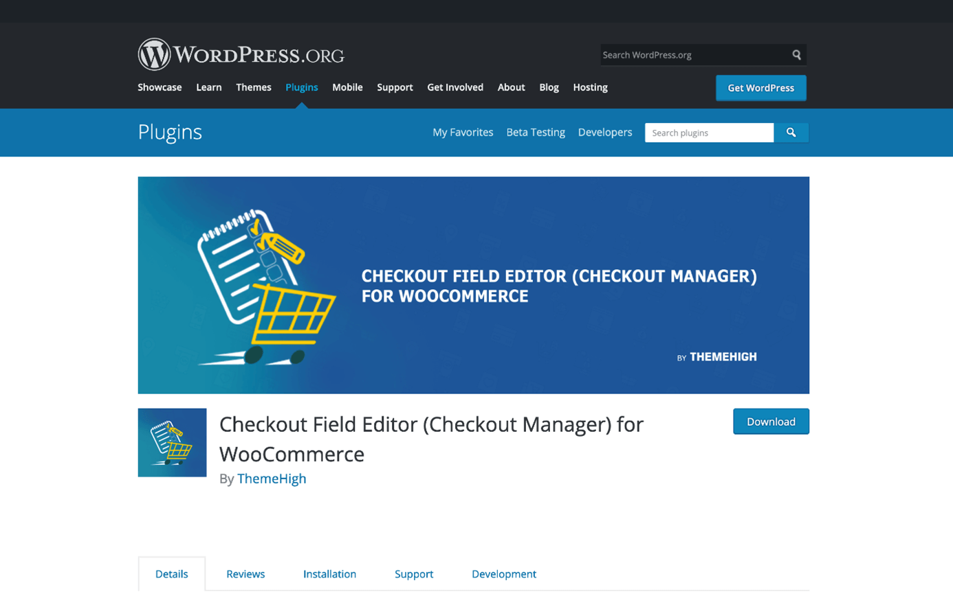 Checkout Field Editor para WooCommerce en WordPress.org