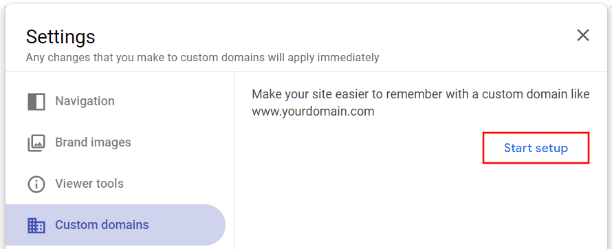 Google Sites: configura tu propio dominio