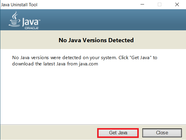 Java Uninstall Tool: descargar Java