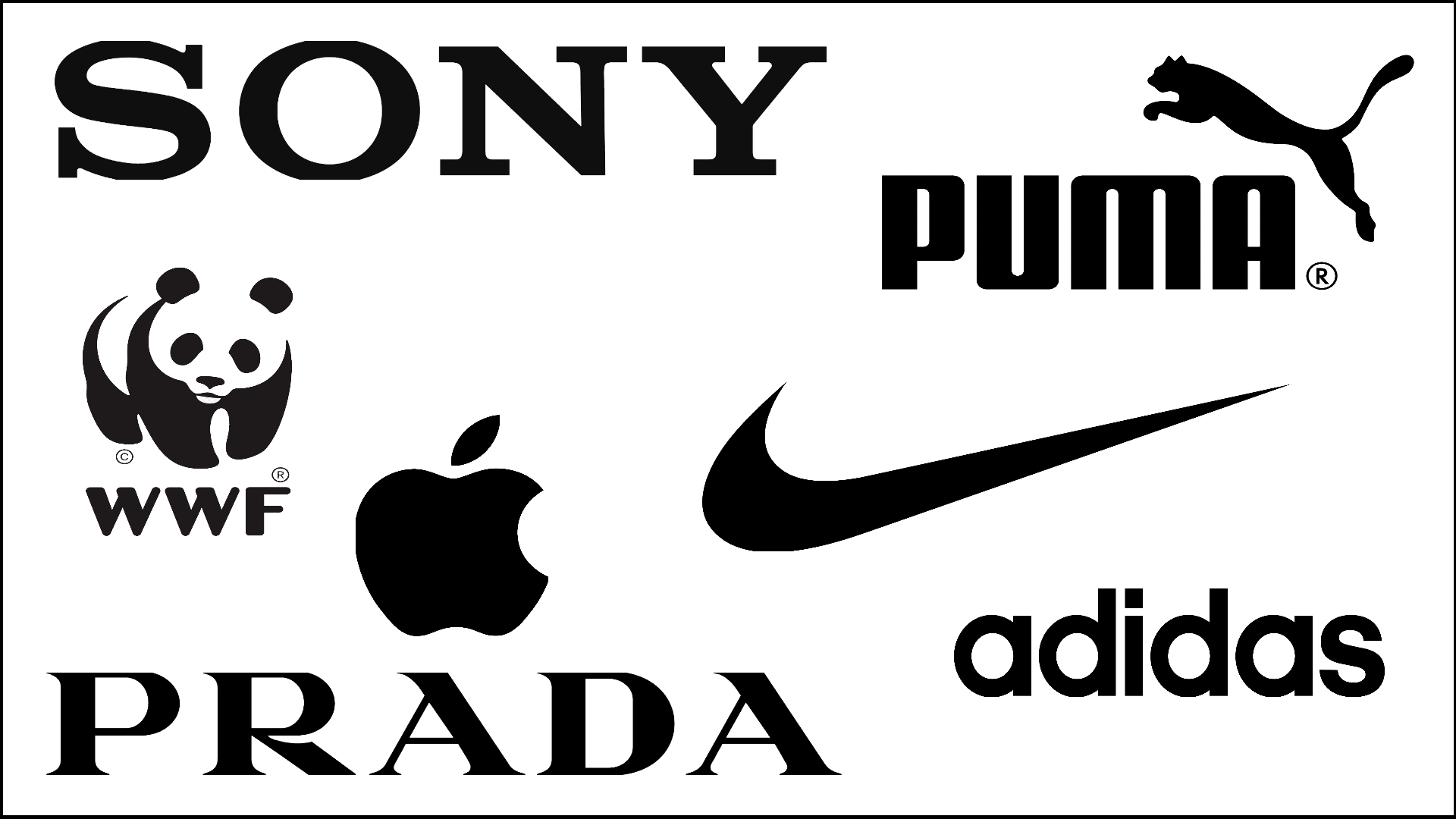 Ejemplos de logos negros