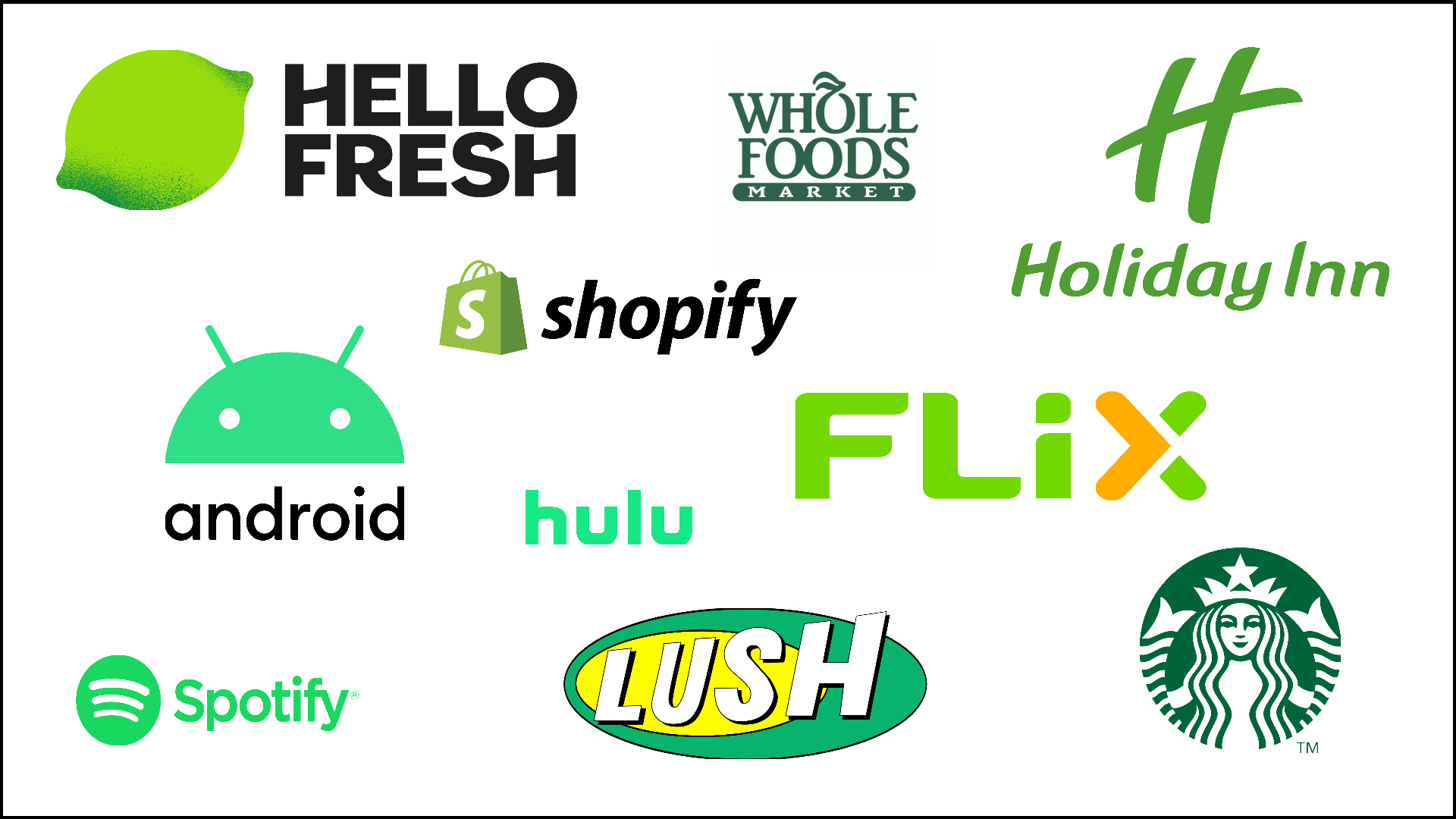Ejemplos de logos verdes