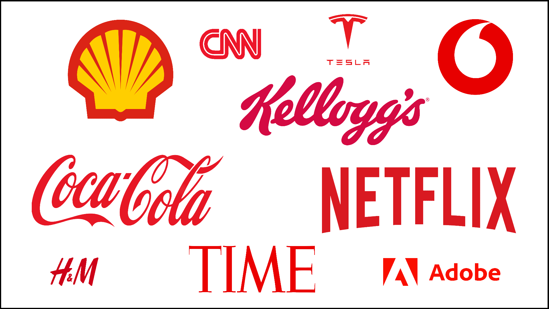 Ejemplos de logos rojos