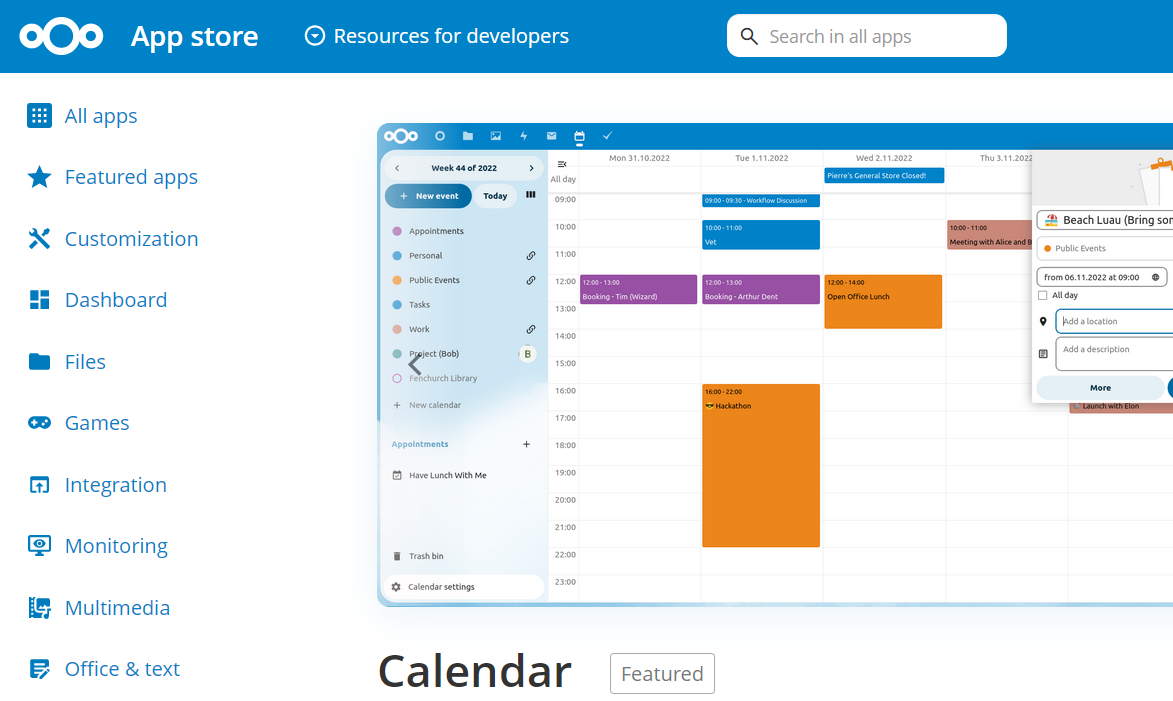 Nextcloud apps las diez herramientas más importantes IONOS España