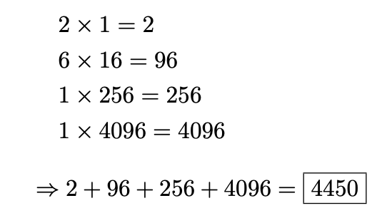 Cálculo de ejemplo: convertir un número hexadecimal a decimal Imagen: Cálculo de ejemplo: convertir un número hexadecimal a decimal