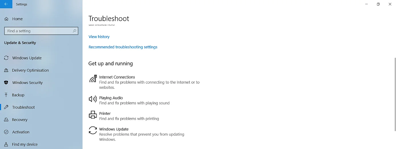 Solucionador de problemas de Windows Update Imagen: Solucionador de problemas de Windows Update