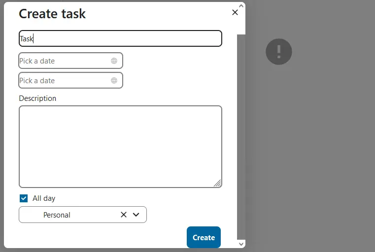 Crear una tarea con Nextcloud Mail Imagen: Crear una tarea con Nextcloud Mail