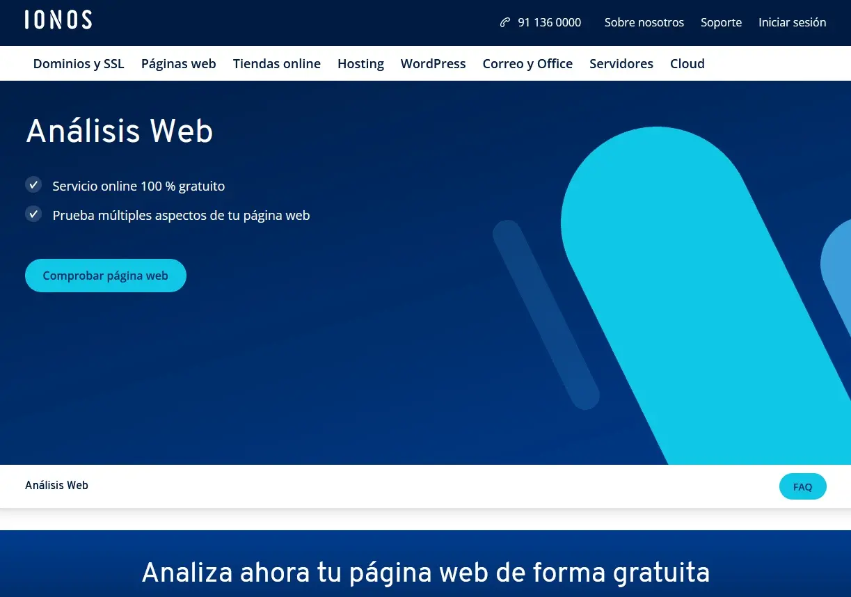 Imagen: Análisis Web de IONOS