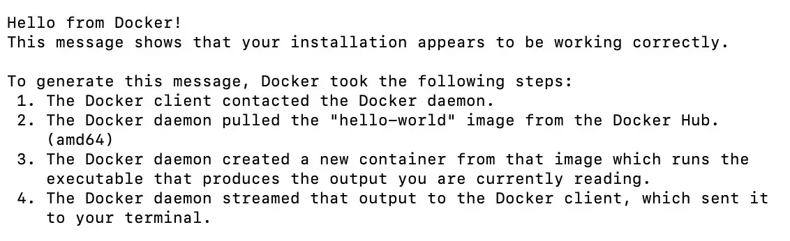 Hello World de Docker Imagen: Hello World de Docker