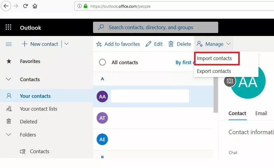 Outlook en la web: vista general de las personas recomendadas Outlook en la web: vista general de las personas recomendadas
