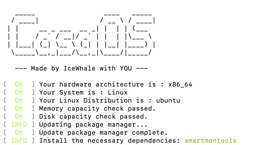 Instalar CasaOS Imagen: Instalar CasaOS