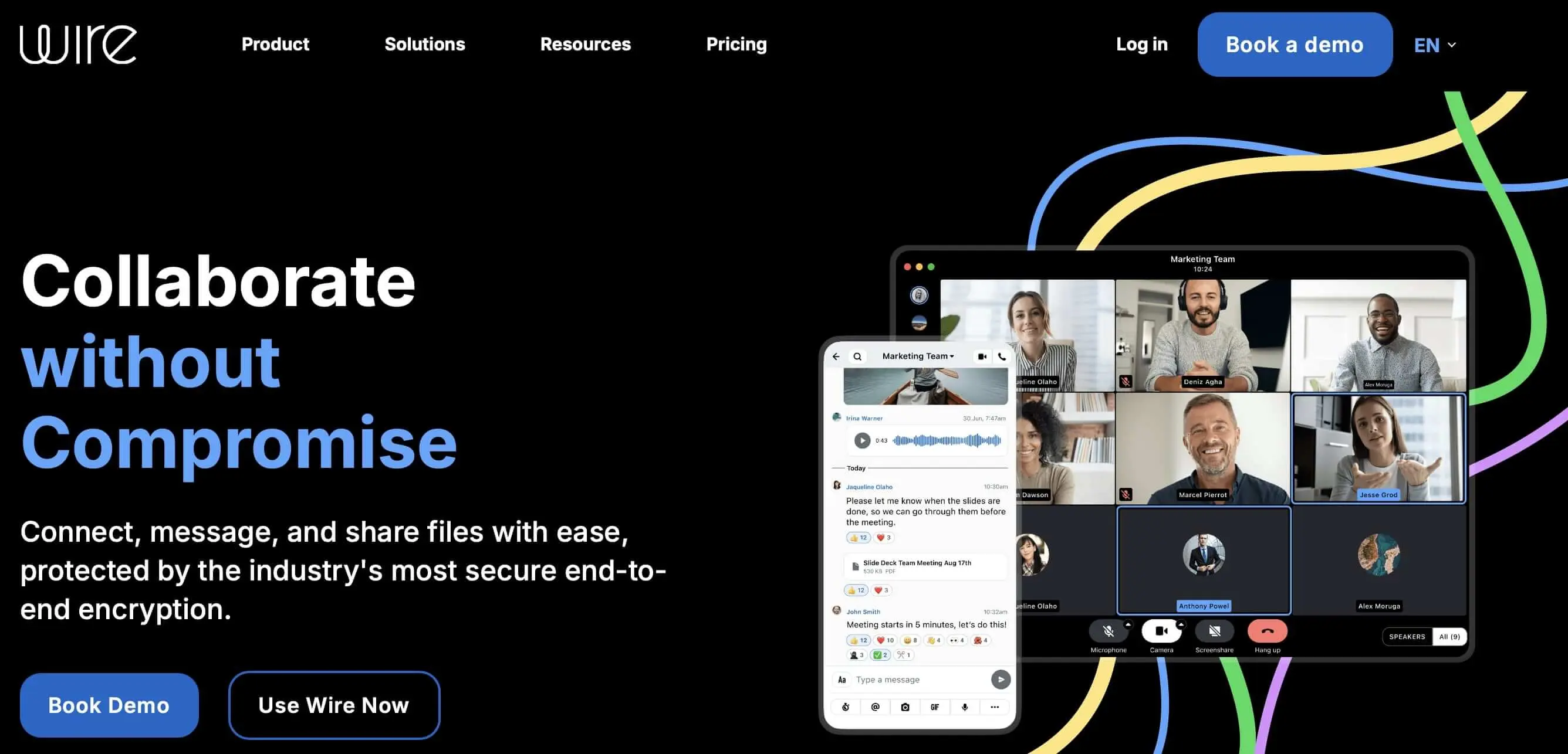 Captura de pantalla de la página web de Wire Imagen: Captura de pantalla de la página web de Wire