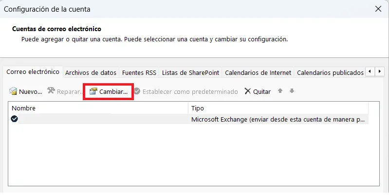 Configuración de la cuenta de Outlook: vista general de las cuentas de correo vinculadas Imagen: Configuración de la cuenta de Outlook: vista general de las cuentas de correo vinculadas