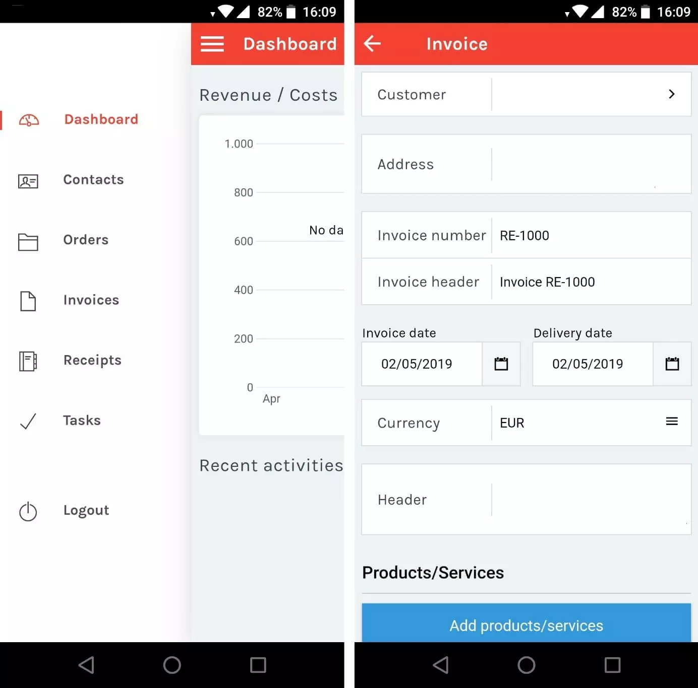 Imagen: sevdesk-panel-de-control-y-factura-para-android.jpg