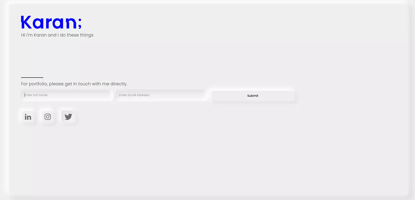 Imagen: Captura de pantalla de una página de ejemplo para un nuevo morfismo en webflow.io