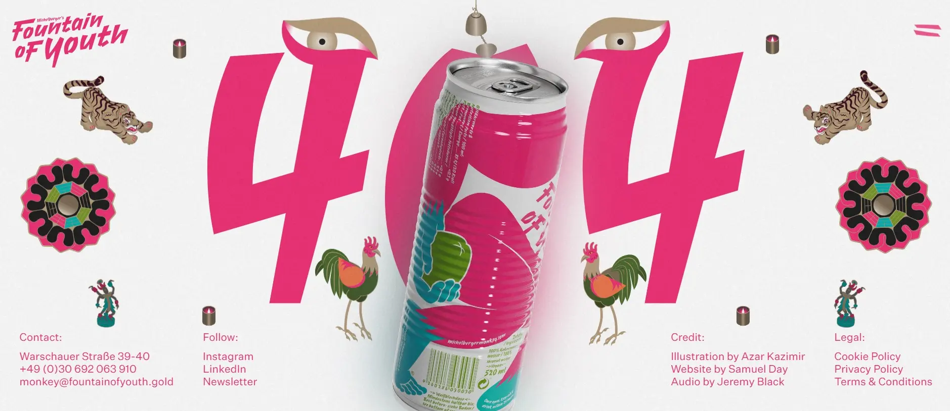 Imagen: Página 404 de Fuente de la Juventud Imagen: Imagen: Página 404 de Fuente de la Juventud