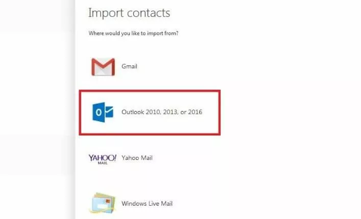 Outlook: importar contactos desde la web Outlook: importar contactos desde la web