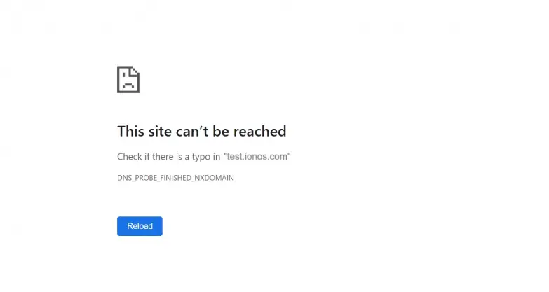 Google Chrome: DNS_PROBE_FINISHED_NXDOMAIN Imagen: Google Chrome: DNS_PROBE_FINISHED_NXDOMAIN