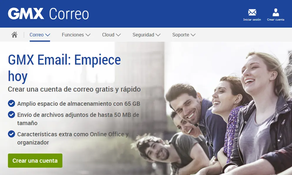 Imagen: Captura de pantalla de GMX