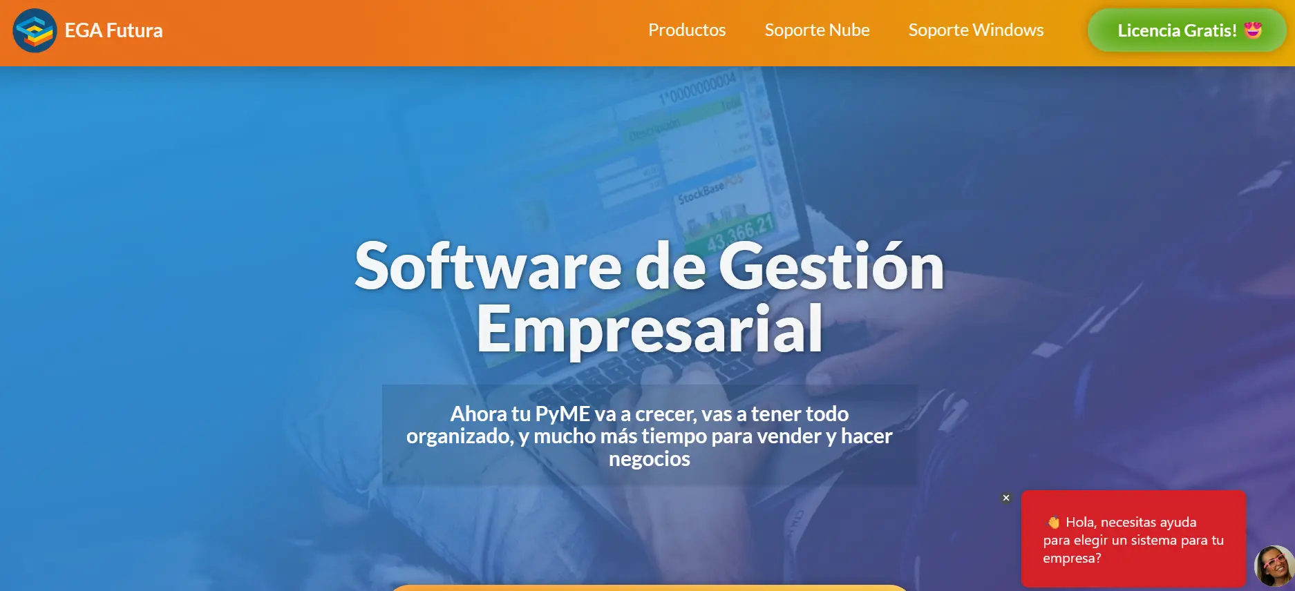Página web de EGA Futura Imagen: Página web de EGA Futura