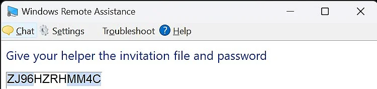 Generación de una contraseña de un solo uso por Windows Imagen: Generación de una contraseña de un solo uso por Windows