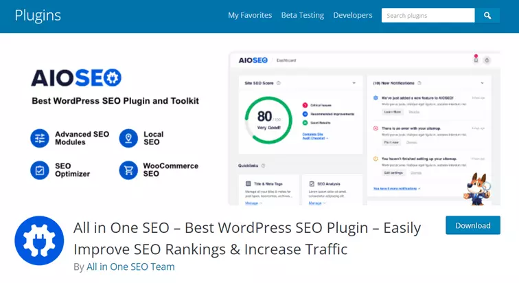 All in One SEO Pack de All in One SEO Team